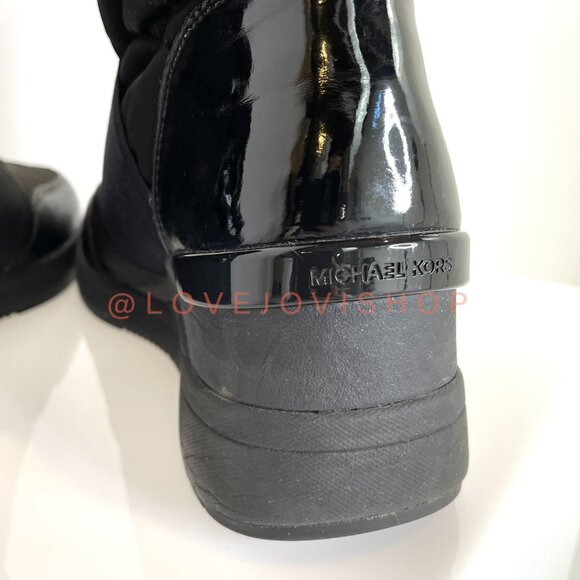 Athleisure | Michael Kors Shay Sneaker Boot "Blacked Out" Nylon | Winter Utility - Picture 6 of 11